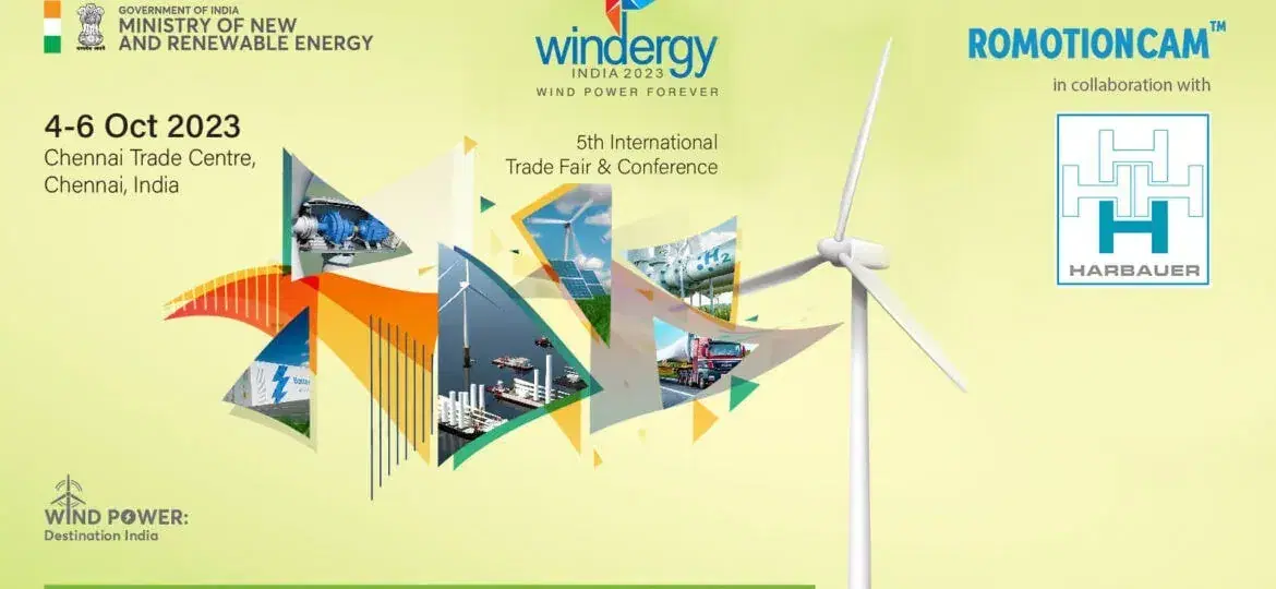 Romotioncam & harbauer at Windergy 2023 india